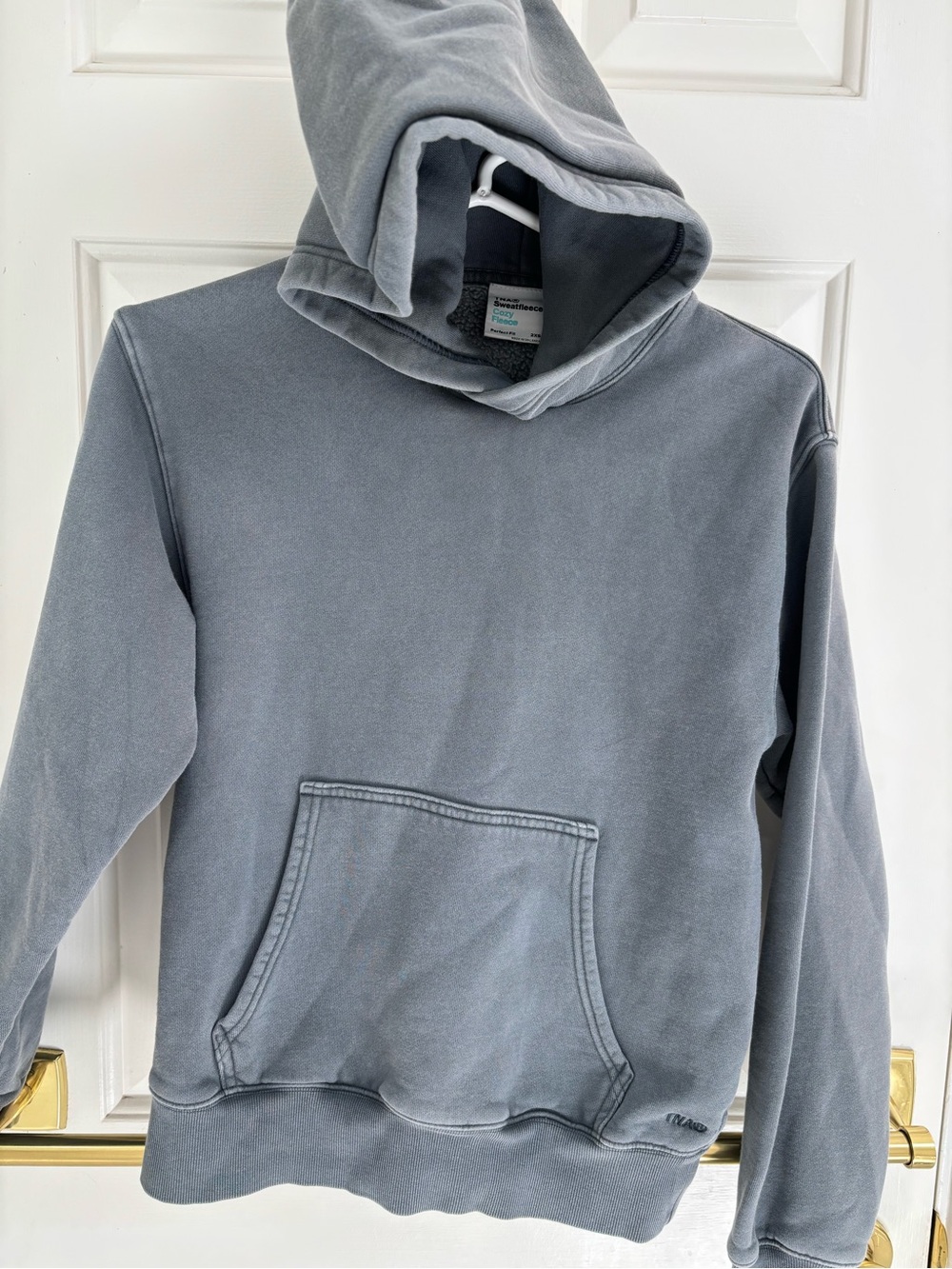 TNA Men's Washed Gray Pullover Hoodie